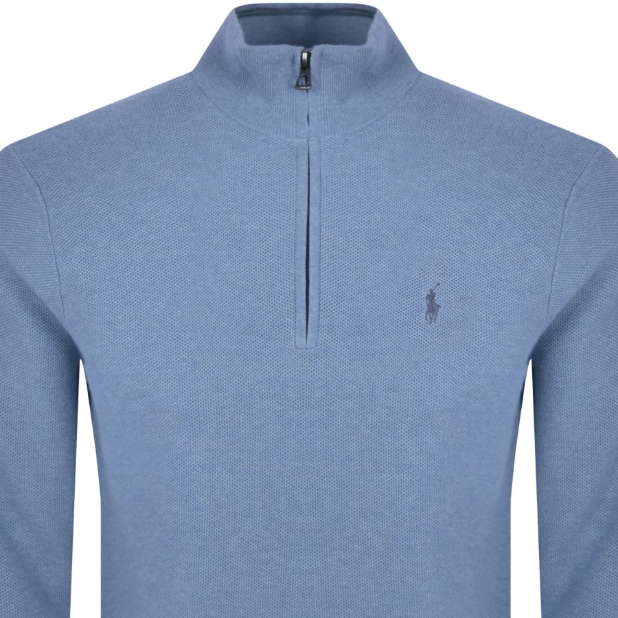 Ralph lauren half zip blue online